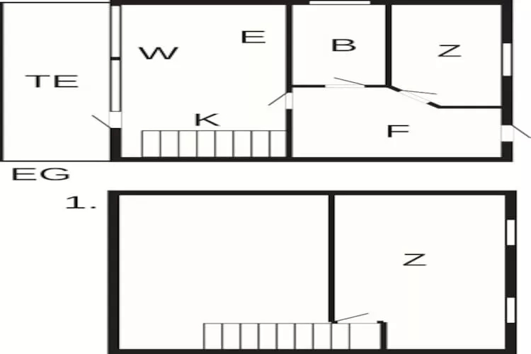 Gezellig strandtoevlucht in Blavand -- By Traum Ferienwohnungen - Plattegrond