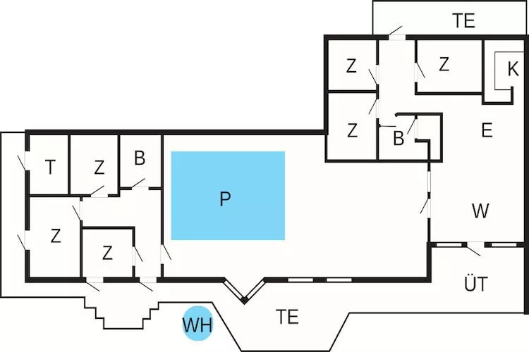 Luxe retraite met zwembad -- By Traum Ferienwohnungen - Plattegrond