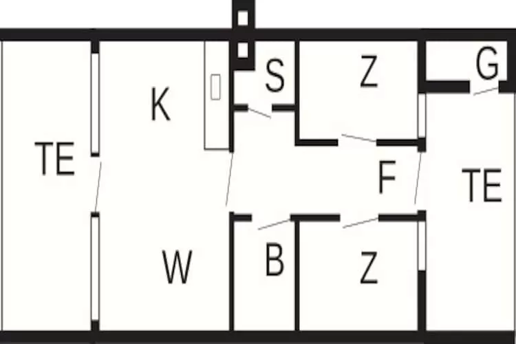 MOTEL UDSIGTEN - Plattegrond