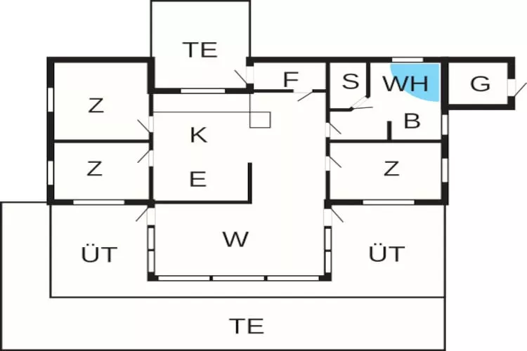 8 persoons vakantie huis in Pandrup-By Traum - Plattegrond