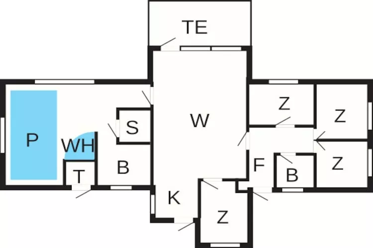 10 persoons vakantie huis in Hadsund-By Traum - Plattegrond