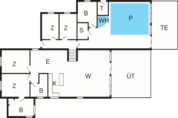 10 persoons vakantie huis in Hadsund-By Traum - Plattegrond