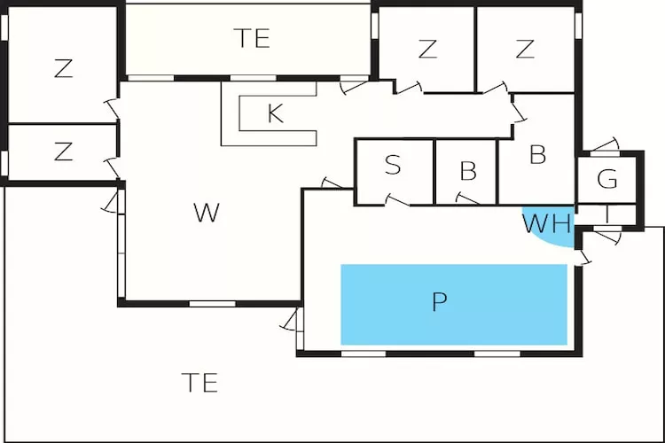 Luxe retraite in Klitmoller -- By Traum Ferienwohnungen - Plattegrond