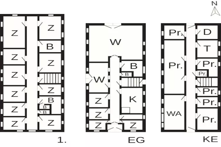 Rustiek toevluchtsoord in Gettrup -- By Traum Ferienwohnungen - Plattegrond