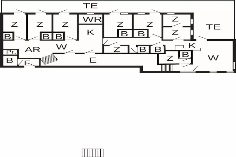 30 persoons vakantie huis in Ebeltoft-By Traum - Plattegrond