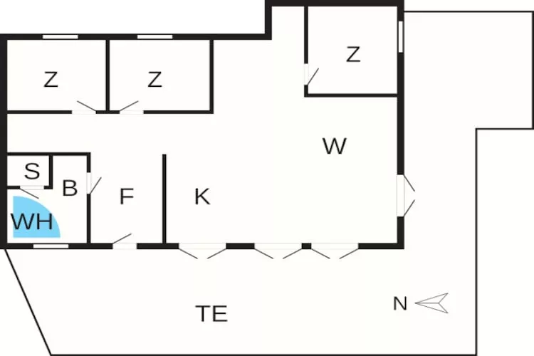 6 persoons vakantie huis in Strandby-By Traum - Plattegrond