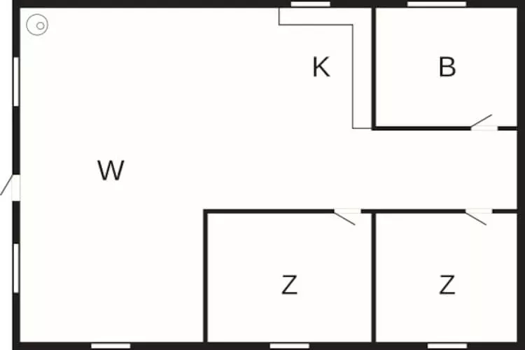 Rustig toevluchtsoord in Skaerbaek -- By Traum Ferienwohnungen - Plattegrond