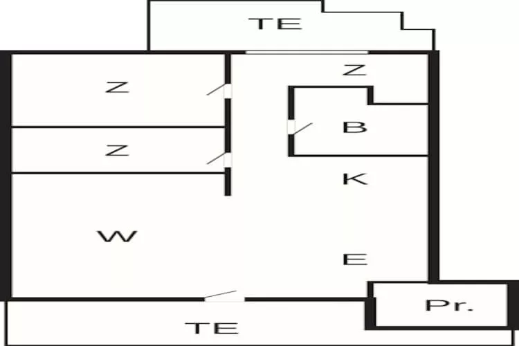 6 persoons vakantie huis in Ebeltoft-By Traum - Plattegrond
