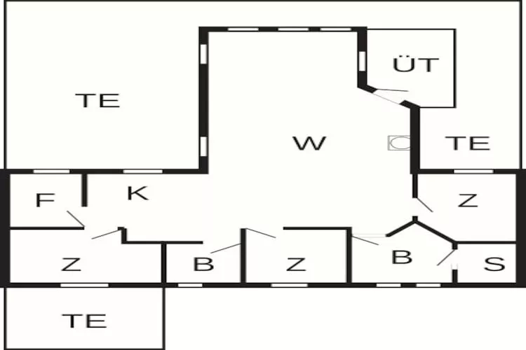 8 persoons vakantie huis in Sjølund-By Traum - Plattegrond