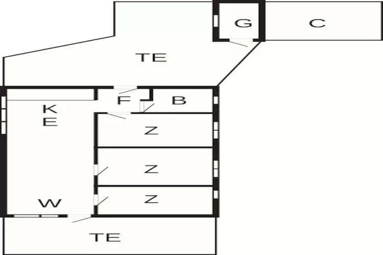 6 persoons vakantie huis in Saltum-By Traum - Plattegrond