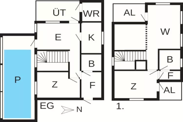 Luxe retraite met zwembad -- By Traum Ferienwohnungen - Plattegrond