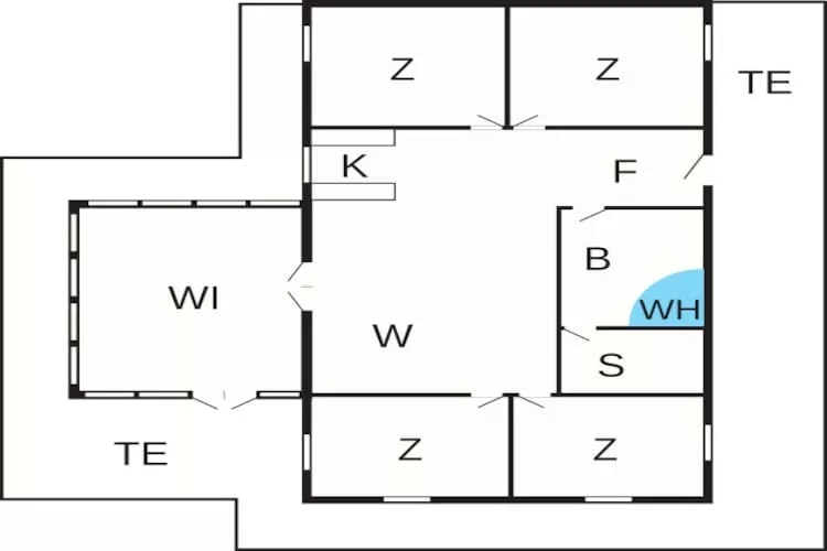8 persoons vakantie huis in Højslev-By Traum - Plattegrond