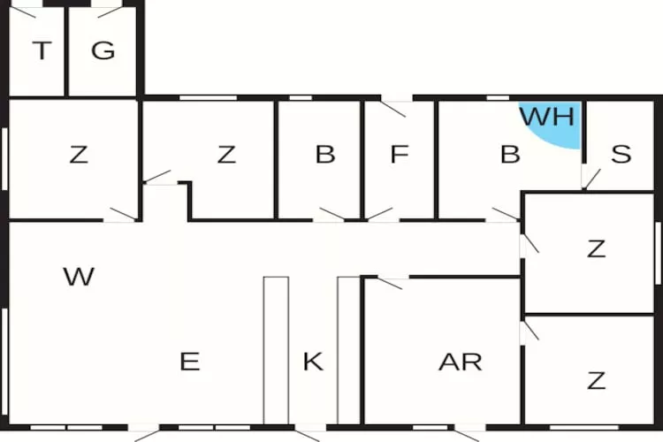 10 persoons vakantie huis in Sjølund-By Traum - Plattegrond