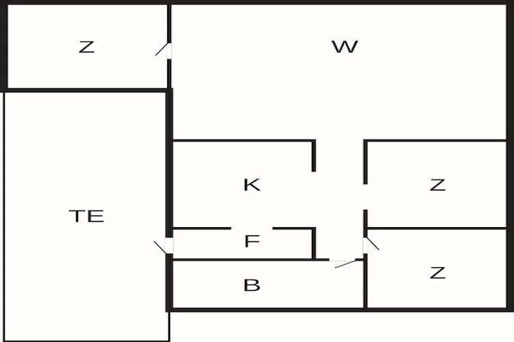 6 persoons vakantie huis in Saltum-By Traum - Plattegrond