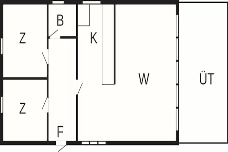 4 persoons vakantie huis in Hals-By Traum - Plattegrond