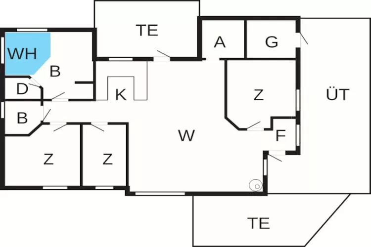 6 persoons vakantie huis in Hals-By Traum - Plattegrond