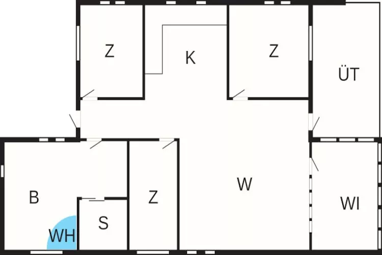 6 persoons vakantie huis in Glesborg-By Traum - Plattegrond