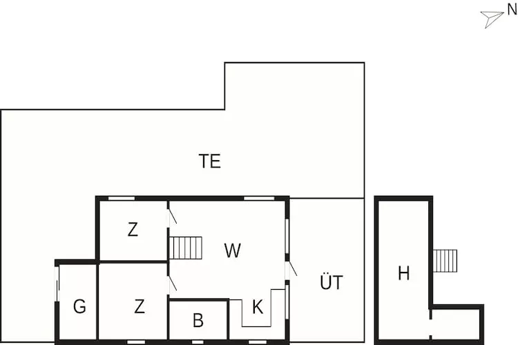 6 persoons vakantie huis in Hovborg-By Traum - Plattegrond