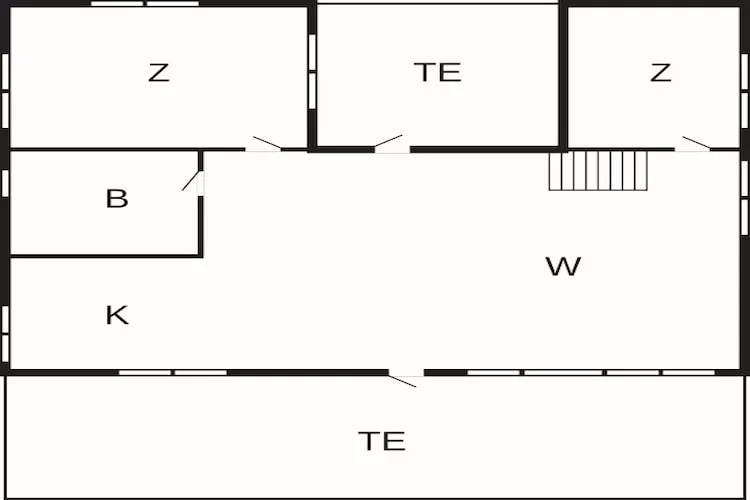 6 persoons vakantie huis in Hovborg-By Traum - Plattegrond