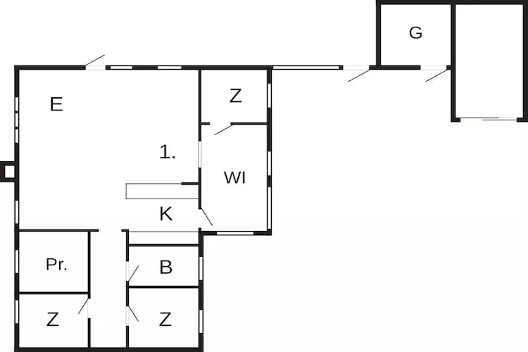 6 persoons vakantie huis in Blåvand - Plattegrond