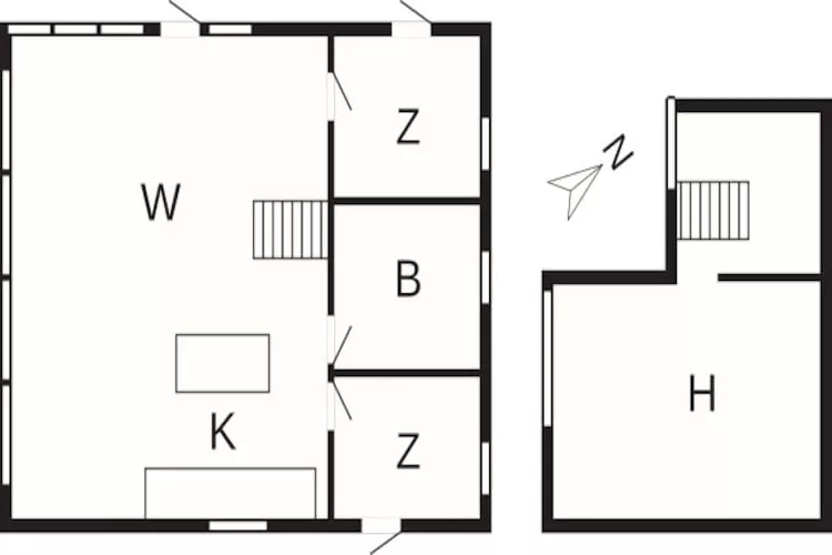 6 persoons vakantie huis in Karrebæksminde - Plattegrond
