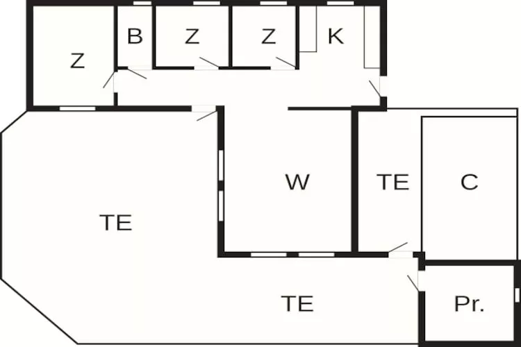 6 persoons vakantie huis in Hemmet-By Traum - Plattegrond