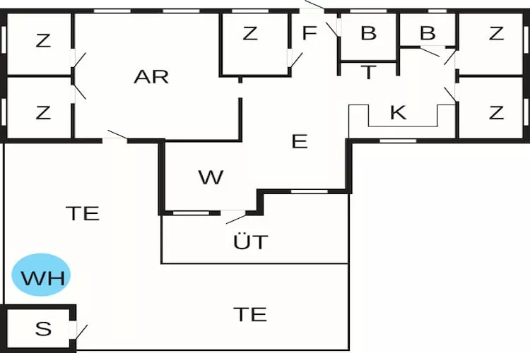 Luxe retraite in Marielyst -- By Traum Ferienwohnungen - Plattegrond