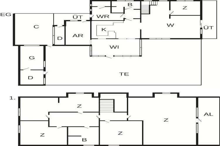 12 persoons vakantie huis in Thyborøn-By Traum - Plattegrond
