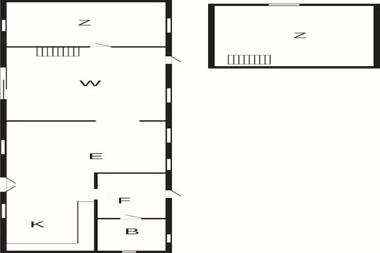 6 persoons vakantie huis in Læsø-By Traum - Plattegrond