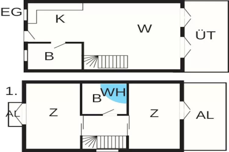 4 persoons vakantie huis in Blåvand-By Traum - Plattegrond