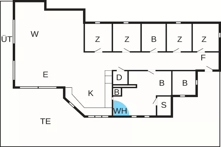 8 persoons vakantie huis in Nexø-By Traum - Plattegrond