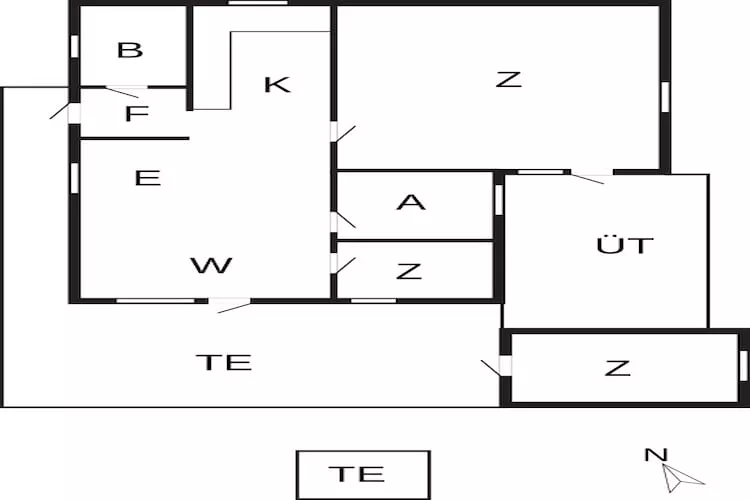6 persoons vakantie huis in Hemmet-By Traum - Plattegrond