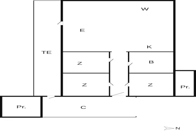 7 persoons vakantie huis in Vestervig-By Traum - Plattegrond