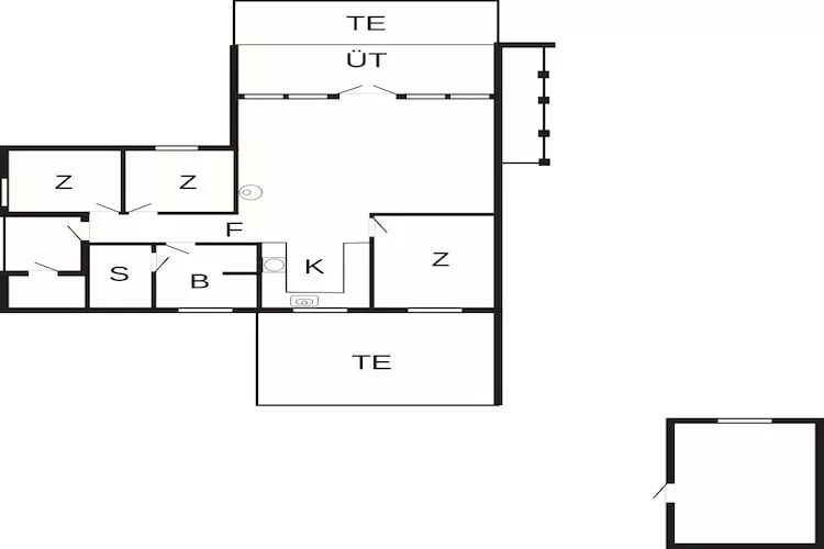6 persoons vakantie huis in Fårvang-By Traum - Plattegrond