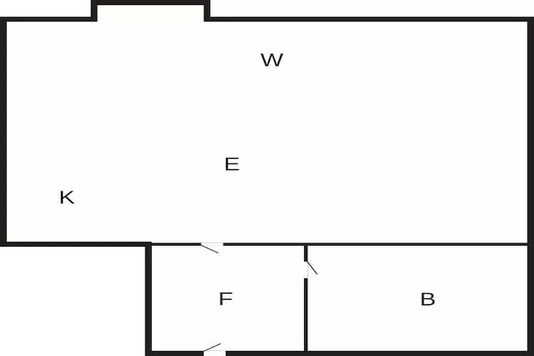 2 persoons vakantie huis in Hejls-By Traum - Plattegrond