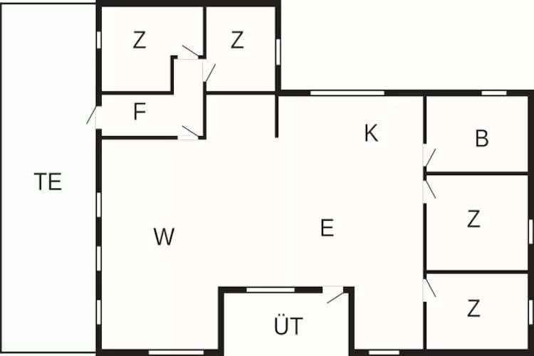 8 persoons vakantie huis in Hadsund-By Traum - Plattegrond
