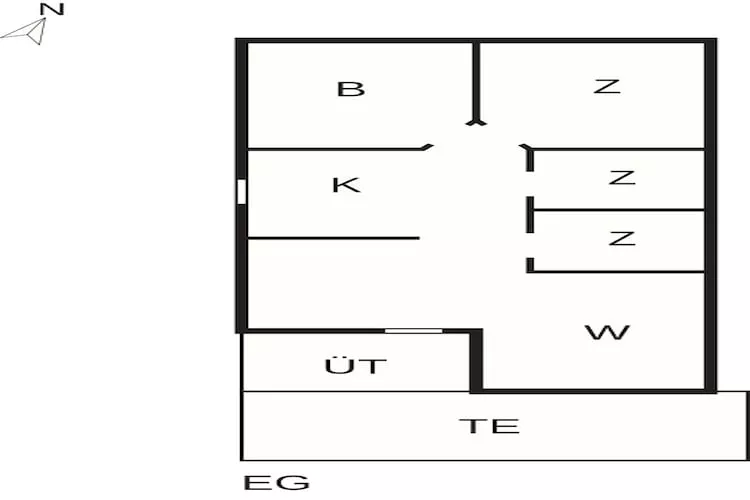 4 sterren vakantie huis in Nordborg - Plattegrond