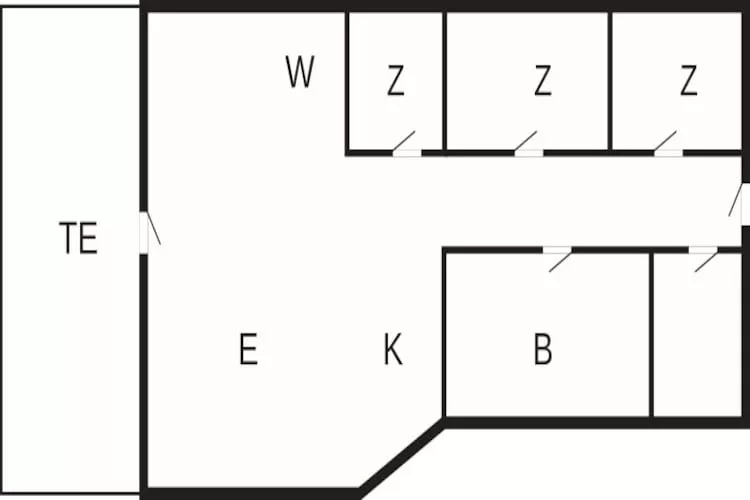 6 persoons vakantie huis in Jægerspris-By Traum - Plattegrond