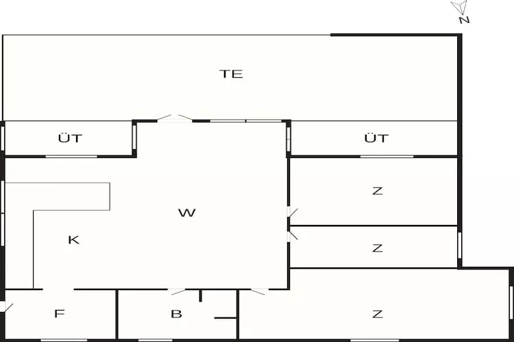 4 sterren vakantie huis in Hals-By Traum - Plattegrond