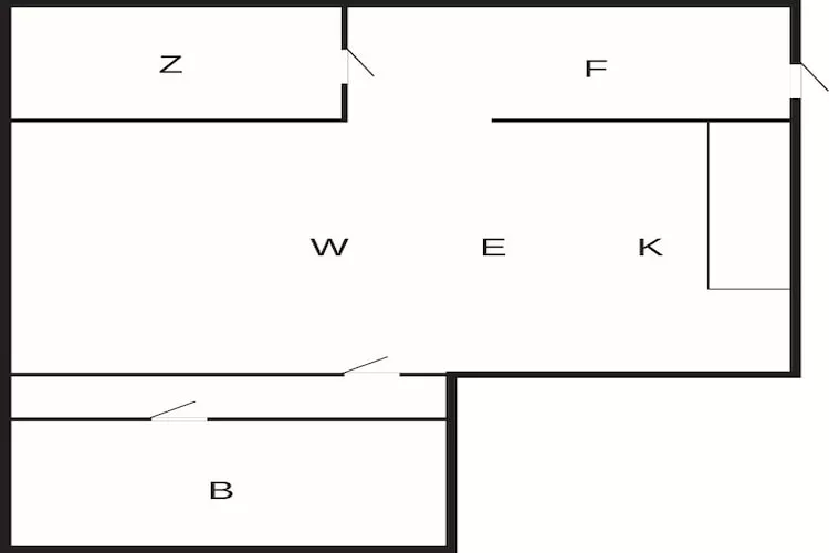 3 persoons vakantie huis in Flatraket-By Traum - Plattegrond