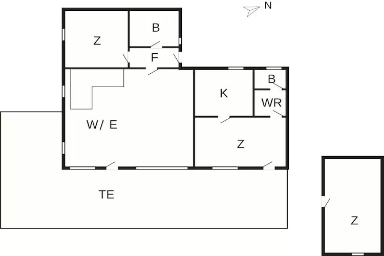 4 sterren vakantie huis in Præstø-By Traum - Plattegrond