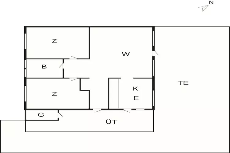 4 sterren vakantie huis in Aabenraa-By Traum - Plattegrond