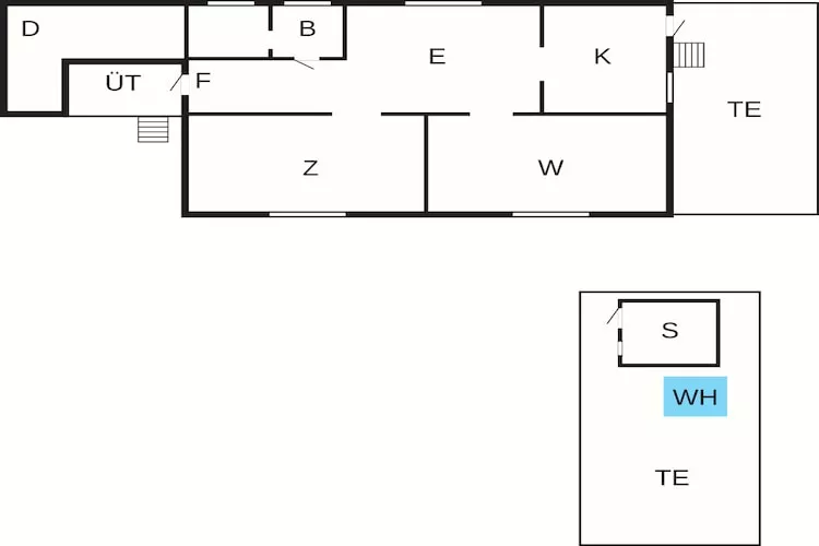 2 persoons vakantie huis in ÅBY-By Traum - Plattegrond