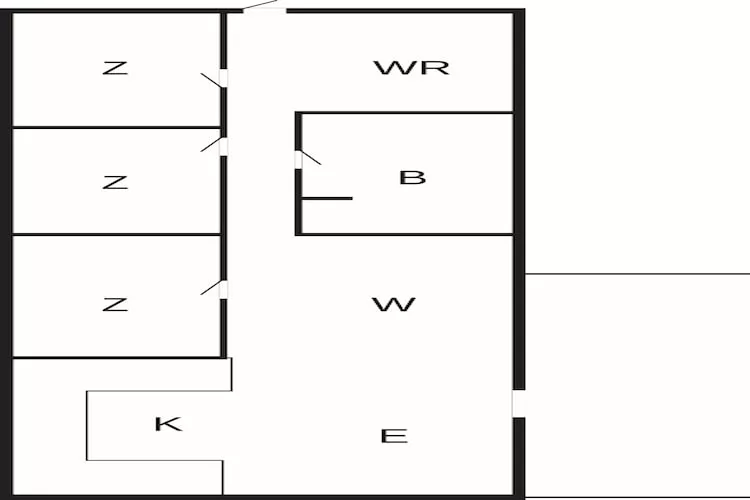 5 persoons vakantie huis in Toftlund-By Traum - Plattegrond