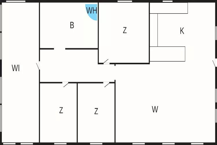 4 sterren vakantie huis in Løkken-By Traum - Plattegrond