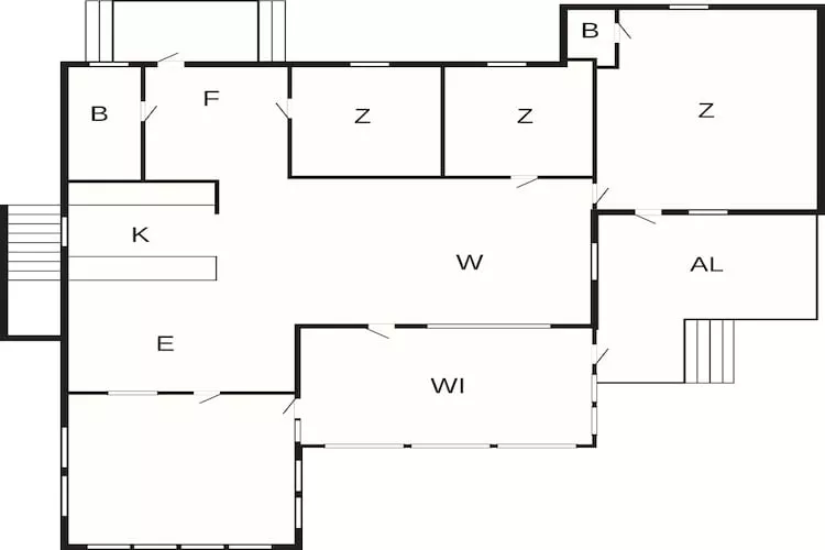 6 persoons vakantiehuis in Laholm-By Traum - Plattegrond