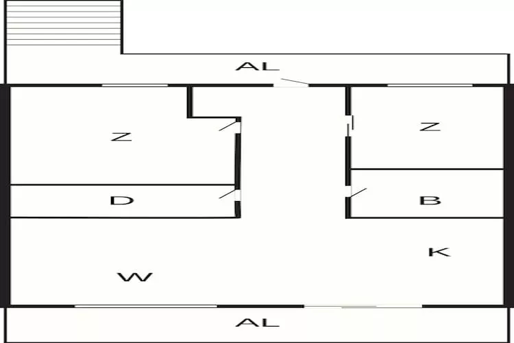 4 persoons vakantie huis in Frekhaug - Plattegrond