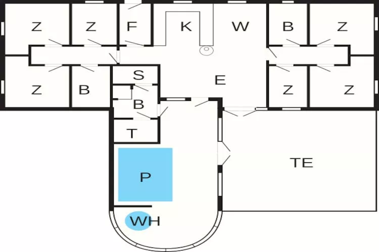12 persoons vakantie huis in Harboøre-By Traum - Plattegrond