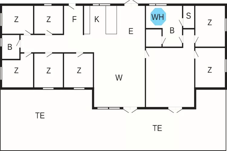5 sterren vakantie huis in Glesborg-By Traum - Plattegrond