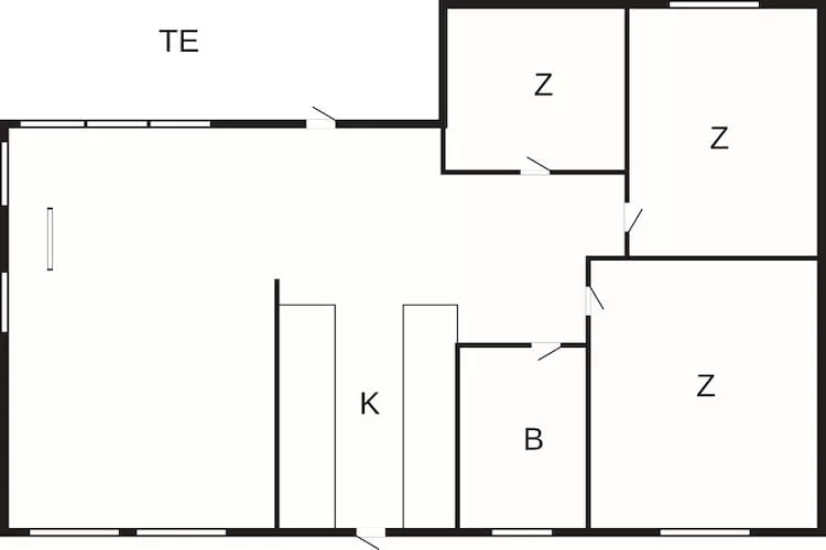 Sfeervolle huis bij strand -- By Traum Ferienwohnungen - Plattegrond